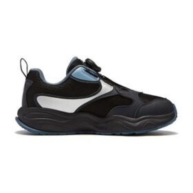 Chaussures de sport tendance « Noir Bleu Argent »