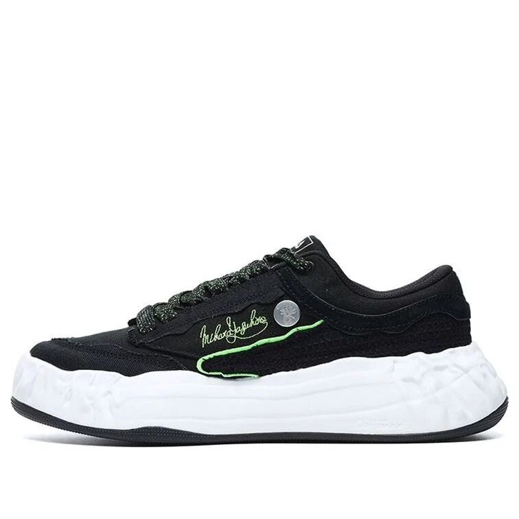 Chaussures en toile FM-15 x Mihara « Noir Blanc »