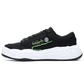 Chaussures en toile FM-15 x Mihara « Noir Blanc »
