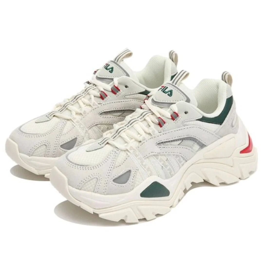 Chaussures Interaction « Blanc Vert Rouge »