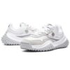 Chaussures Mihara x Fila T1 à pois, blanc/gris