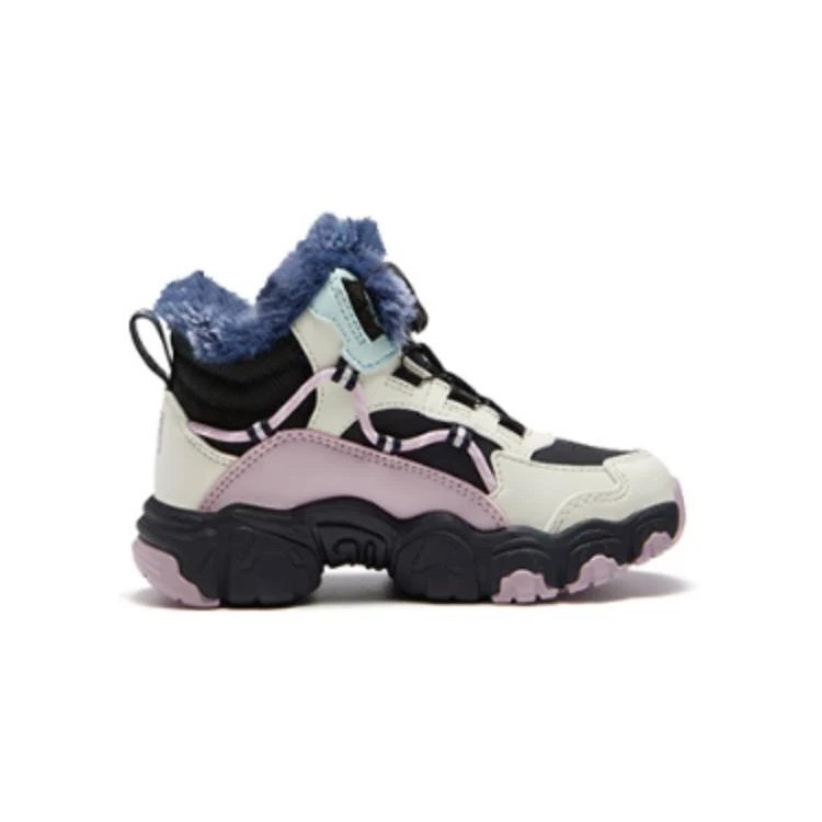 Chaussures montantes « Noir Blanc Rose »