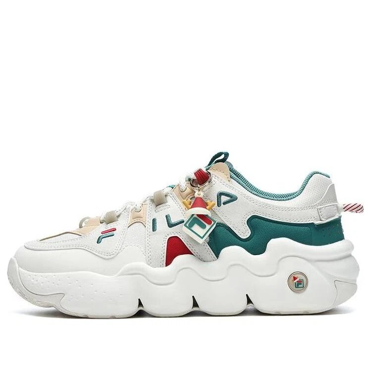 Chaussures Panini de Noël « Blanc Vert »