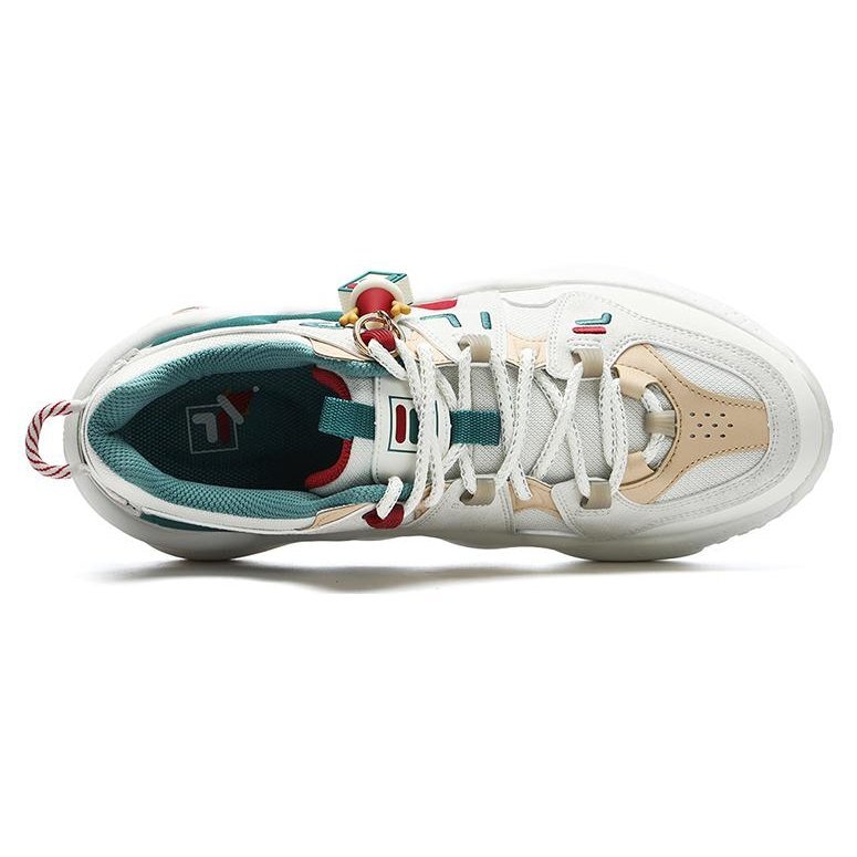 Chaussures Panini de Noël « Blanc Vert »