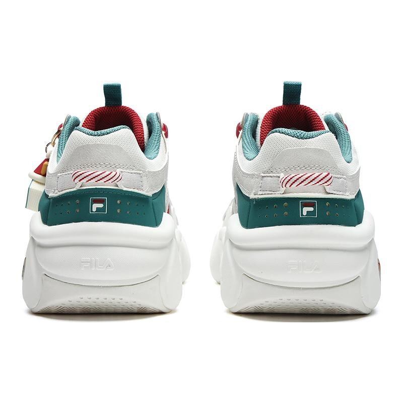 Chaussures Panini de Noël « Blanc Vert »