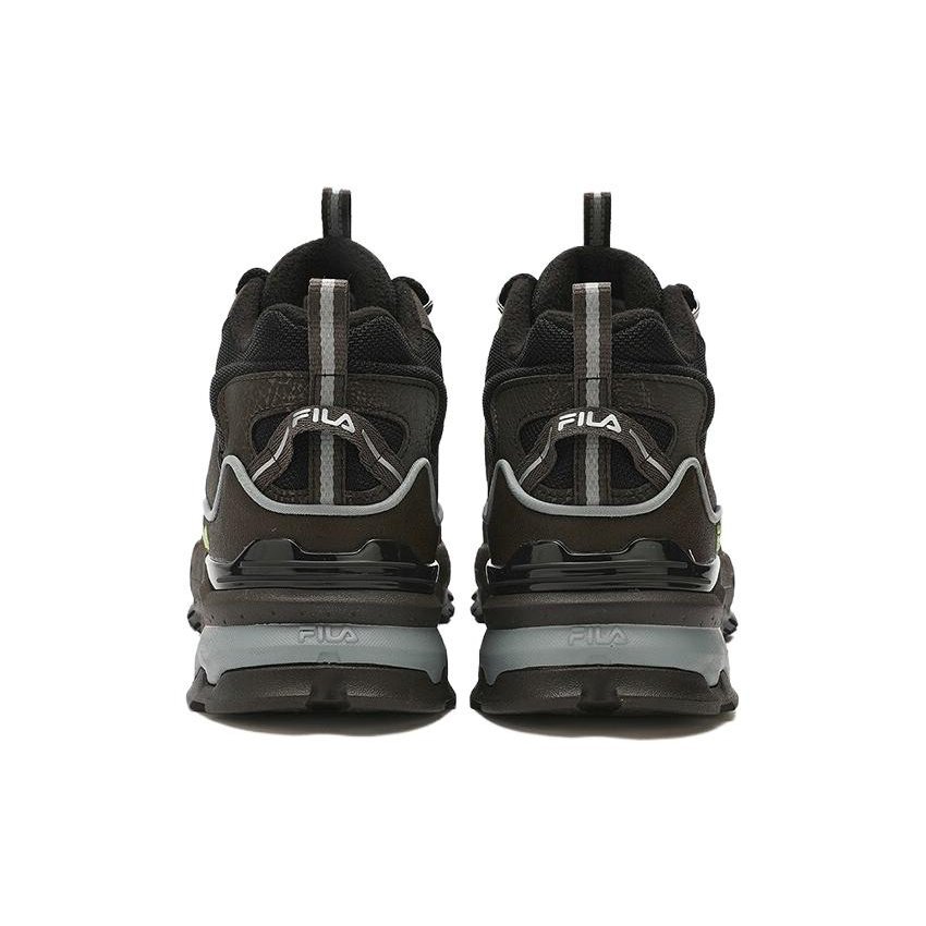 Chaussures rétro montantes « Noir-marron »