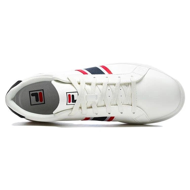 Chaussures rétro VIGOR « Blanc Rouge Noir »