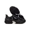 Chaussures à semelle épaisse et amortissantes, à porter au quotidien, noires