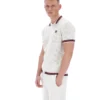 Chemise en maille crochetée Gardenia Domenico avec bordures contrastées