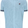 Chemise en maille crochetée Skyway Domenico avec bordures contrastées