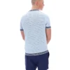 Chemise en maille crochetée Skyway Domenico avec bordures contrastées