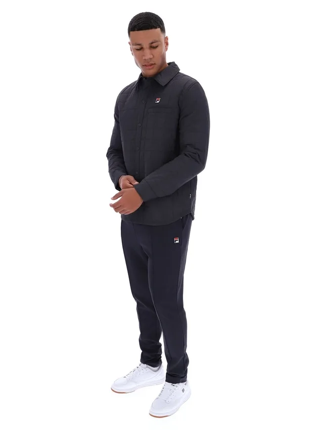 Chemise matelassée légèrement rembourrée Malcolm, couleur anthracite