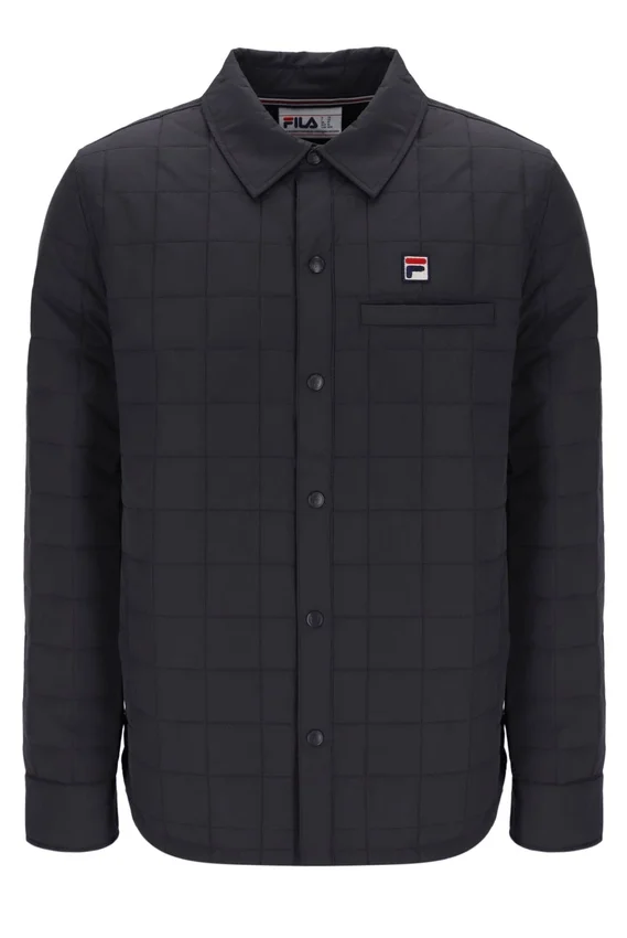 Chemise matelassée légèrement rembourrée Malcolm, couleur anthracite