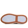 Court Deluxe Low « Blanc Marron Jaune »