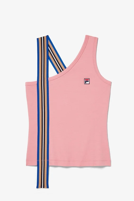 Débardeur asymétrique rose