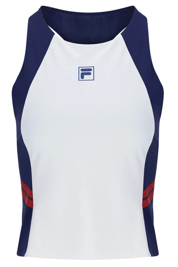 Débardeur de tennis pour femme bleu marine