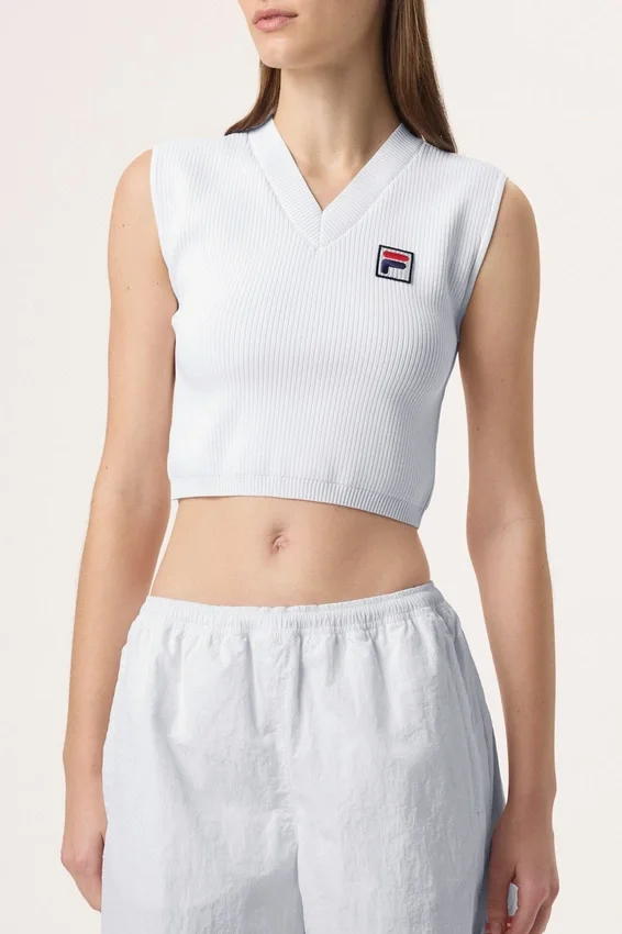 Débardeur Fila x Hailey Baby blanc