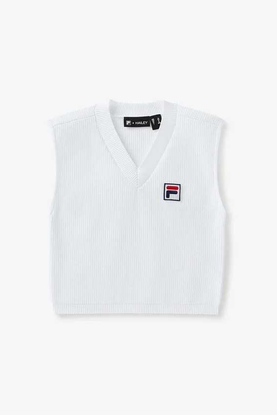 Débardeur Fila x Hailey Baby blanc