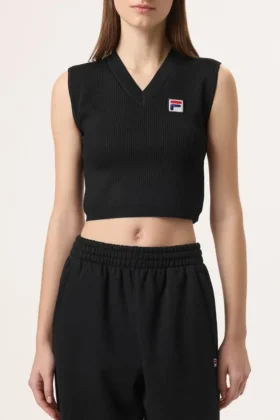 Débardeur noir Fila x Hailey Baby