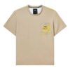 Fila x 3.1 Phillip Lim : T-shirt à col rond, manches courtes, respirant, avec logo imprimé et poche, pour homme, marron