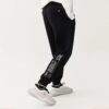 Fila x Mihara : ensemble casual de sport en tricot, pantalon long noir