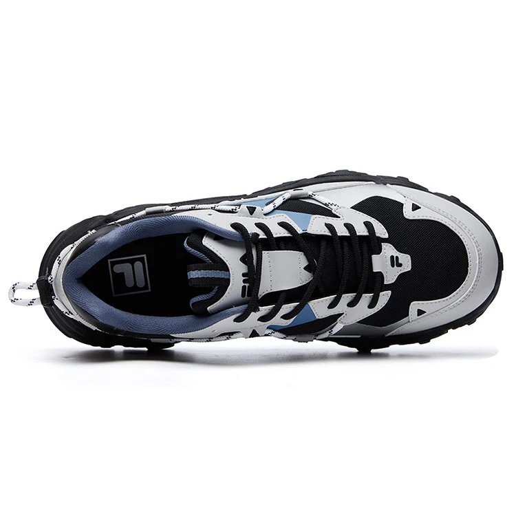 Fluid Low Tops Noir Gris Bleu
