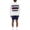 Gardenia Giuseppe : pull à col rond en maille rayée