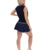 Gilet en maille torsadée Jorja bleu marine de Fila