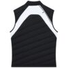 Gilet sans manches à col montant imprimé « Athletics » « Noir Blanc »