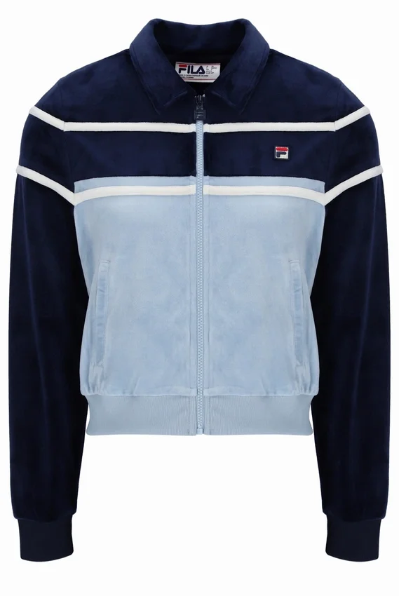 Haut court zippé Giovana bleu marine de Fila