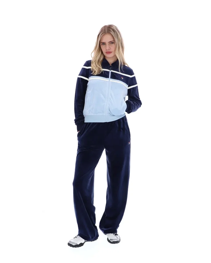 Haut court zippé Giovana bleu marine de Fila