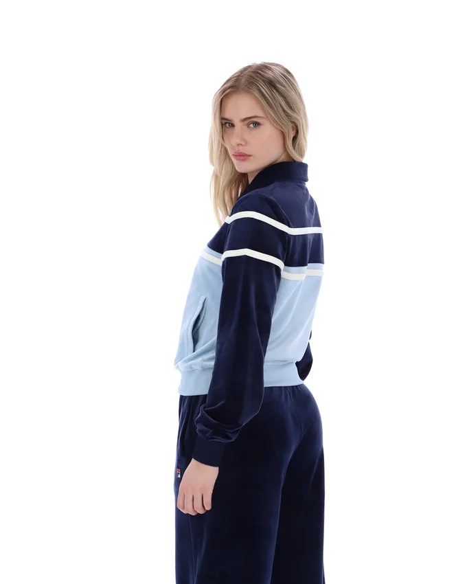 Haut court zippé Giovana bleu marine de Fila
