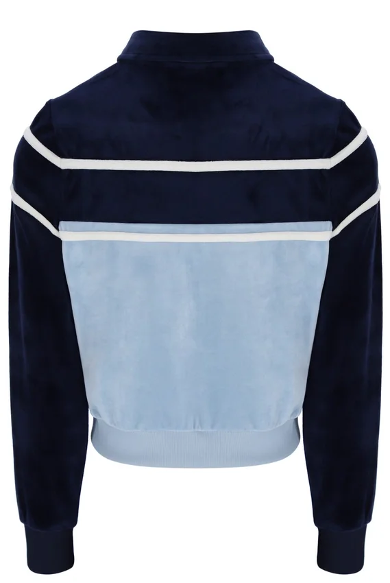 Haut court zippé Giovana bleu marine de Fila