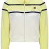 Haut court zippé Giovana Jaune Cire