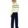 Haut court zippé Giovana Jaune Cire