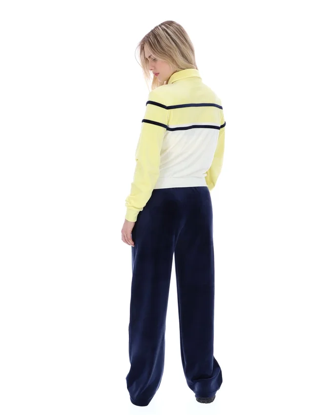 Haut court zippé Giovana Jaune Cire