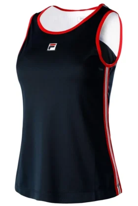 Haut de tennis Ava bleu marine