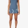 Haut de tennis bleu à dos nageur Essential