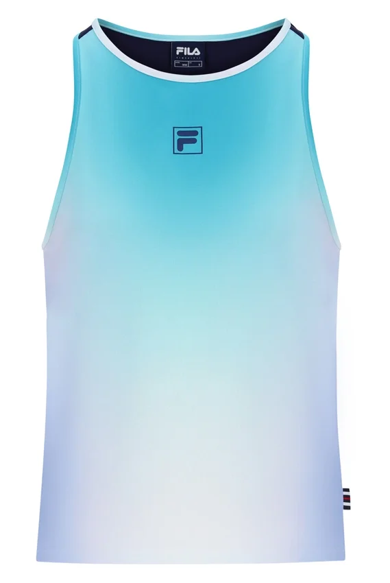 Haut de tennis sans manches pour femme Aqua