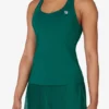Haut de tennis vert à dos nageur