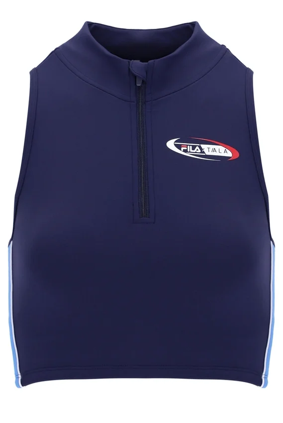 High-top zippé Fila x TALA SKINLUXE bleu marine