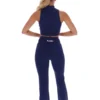 High-top zippé Fila x TALA SKINLUXE bleu marine