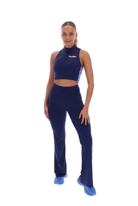 High-top zippé Fila x TALA SKINLUXE bleu marine