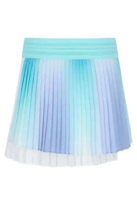 Jupe de tennis plissée croisée pour femme Aqua