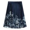 Jupe longue décontractée « Navy White »