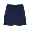 Jupe-short de tennis à fente bleu marine pour femme
