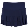 Jupe-short plissée Alley bleu marine Fila