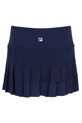 Jupe-short plissée Alley bleu marine Fila