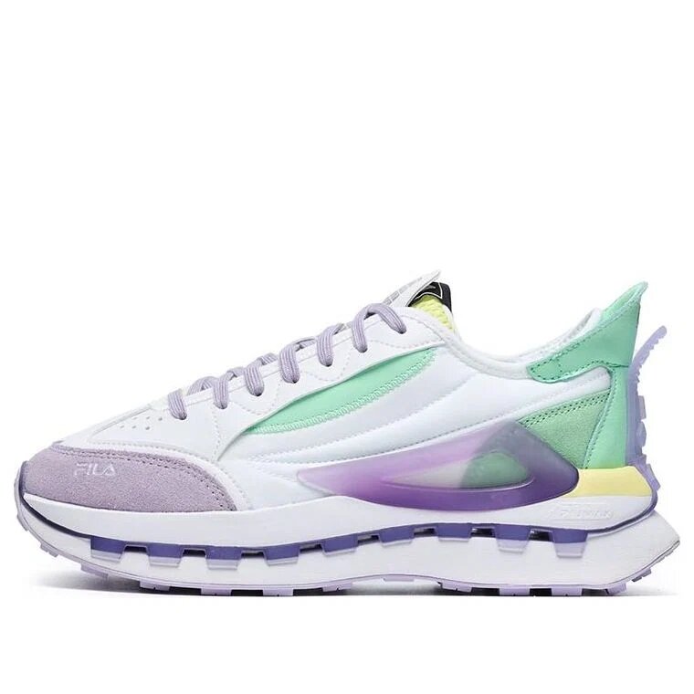 KM Shoes « Blanc, violet, aqua »
