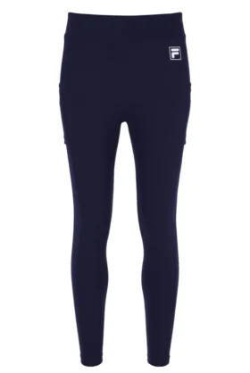Leggings de tennis pour femme bleu marine foncé
